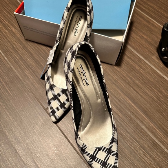 Comfort Plus - Houndstooth heels